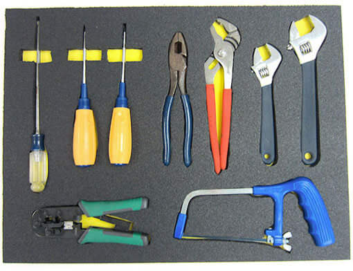 Multilayer Foam also called Kaizen foamFind it fast - have your tools  organised and ready to go!