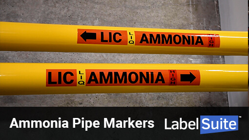 creating ammonia pipe markers in labelsuite™ Creating Ammonia Pipe Markers in LabelSuite™