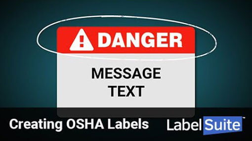 creating osha labels in labelsuite™ Creating OSHA Labels in LabelSuite™