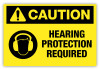 Caution - Hearing Protection Required Label Ver. 2
