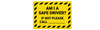 Am I Safe Driver If Not Please Call with Hazard Border Landscape - Wall Sign
