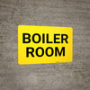 Boiler Room Landscape - Wall Sign
