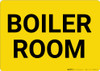 Boiler Room Landscape - Wall Sign