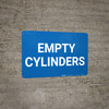 Empty Cylinders Landscape - Wall Sign Empty Cylinders Landscape - Wall Sign