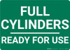 Full Cylinders Ready For Use Landscape - Wall Sign