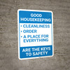 Good Housekeeping The Keys To Safety Portrait - Wall Sign