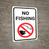 No Fishing with Icon Portrait - Wall Sign No Fishing with Icon Portrait - Wall Sign