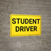 Student Driver Landscape - Wall Sign Student Driver Landscape - Wall Sign