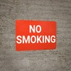 No Smoking Red Landscape - Wall Sign No Smoking Red Landscape - Wall Sign