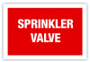 Sprinkler Valve Label Sprinkler Valve Label