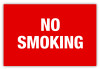 No Smoking Label