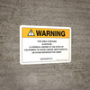 Warning: Prop 65 Alachlor - Wall Sign