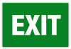 Exit Label (Green) Exit Label (Green)
