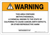 Warning: Prop 65 Methylthiouracil - Wall Sign