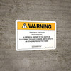 Warning: Prop 65 Procymidone - Wall Sign