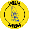 Ladder Parking Yellow - Floor Sign