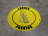 Ladder Parking Yellow - Floor Sign Ladder Parking Yellow - Floor Sign