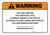 Warning: Prop 65 Trichloroacetic Acid - Wall Sign