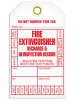 Fire Extinguisher Inspection Record Tag Fire Extinguisher Inspection Record Tag
