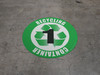 Recycling Container 1 Floor Sign Recycling Container 1 Floor Sign