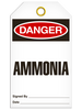 Danger Ammonia Tags