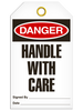 Danger Handle Care Tags