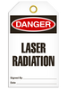 Danger Laser Rad Tags Danger Laser Rad Tags