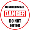 Danger Confined Space Floor Sign