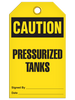 Caution Pressure Tank Tags Caution Pressure Tank Tags