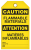 Caution English/French Flammable Tags Caution English/French Flammable Tags