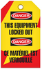 Lockout English/French Equipment Tags Lockout English/French Equipment Tags