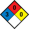 NFPA Diamond 704: 3-0-0 - Wall Sign NFPA Diamond 704: 3-0-0 - Wall Sign