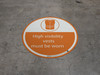 High Visibility Vests Must Be Worn Floor Sign High Visibility Vests Must Be Worn Floor Sign