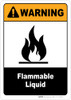 Warning Flammable Liquids Warning Flammable Liquids