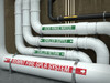 Soft Hot Water Pipe Label Soft Hot Water Pipe Label
