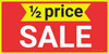 Half Price Sale Banner