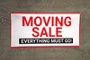 Moving Sale Banner