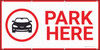 Park Here Banner