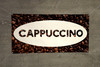 Cappuccino Banner Text in Oval Banner Cappuccino Banner Text in Oval Banner