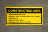 Construction Area Banner