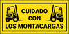 Cuidado Con Los Montacargas (Watch out for Forklift) Banner