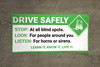 Drive Safely Forklift Safety with Icon Banner