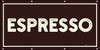 Espresso Banner Framed Espresso Banner Framed
