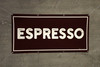 Espresso Banner Framed Espresso Banner Framed