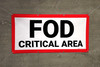 FOD Critical Area Black Text Banner FOD Critical Area Black Text Banner