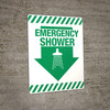 Emergency Shower Wall Sign