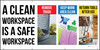 Clean Workspace Safe Workspace Banner Visual Workplace Banner