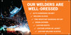 Our Welders Are Well Dressed Banner