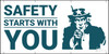 Safety Starts with You Patriotic Banner Safety Starts with You Patriotic Banner