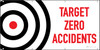 Target Zero Accidents Banner Target Zero Accidents Banner